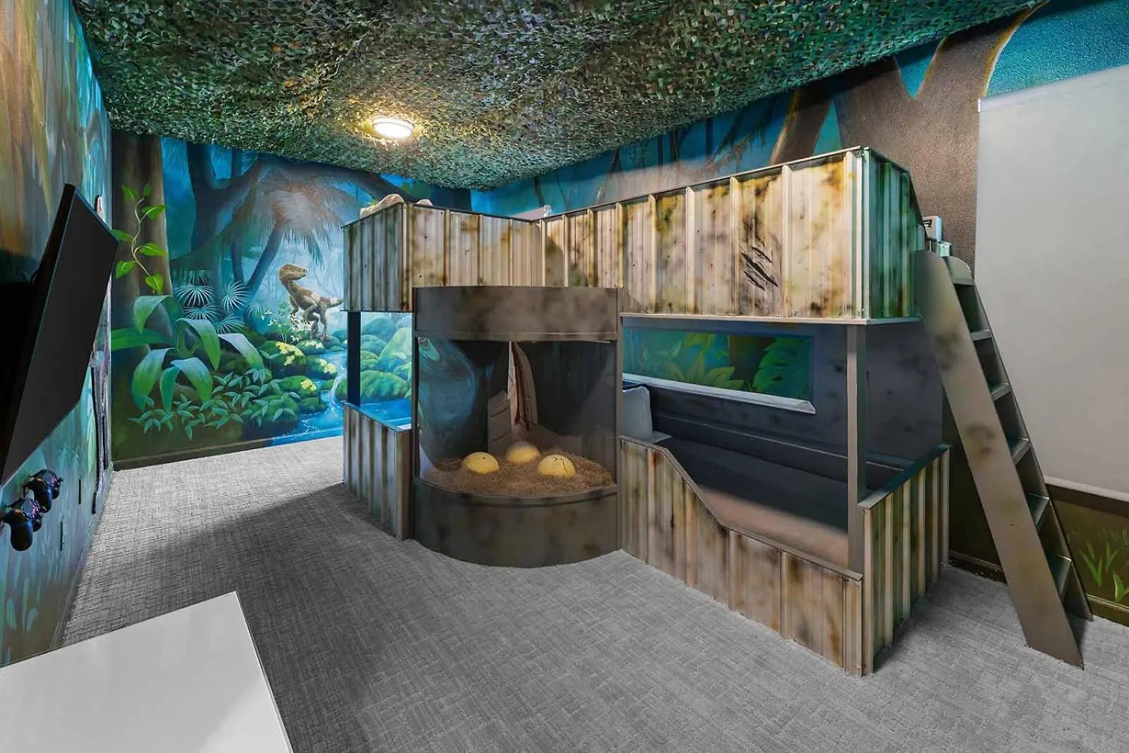Dreamy Villa With Ice Castle Br, Theater & Game Loft Davenport USA